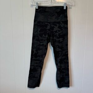 LULULEMON Align Crop 21" in Heritage 365 Camo Dark Olive Multi